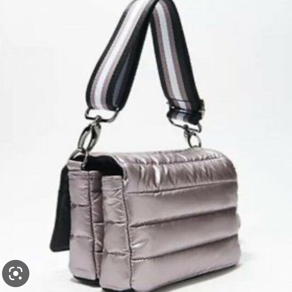 Think Royln Puffy Cross body + accessory pouch